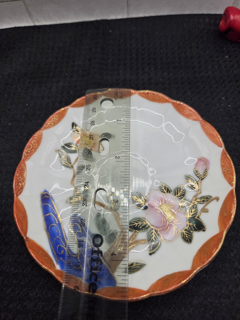 Vintage Merit China Occupied Japan Hand-Painted Porcelain Tea Cup And Saucer - Picture 7 of 7